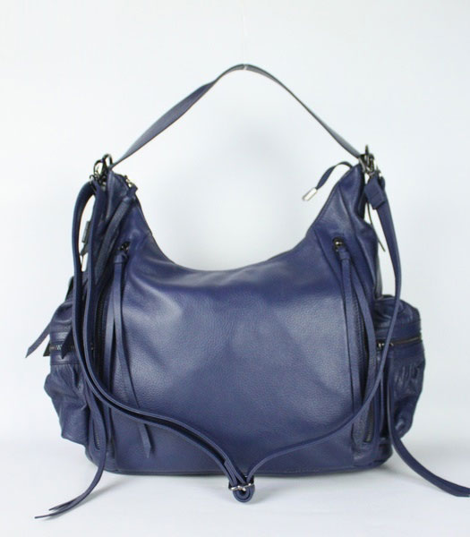 Dolce & Gabbana Borsa in pelle di vitello blu